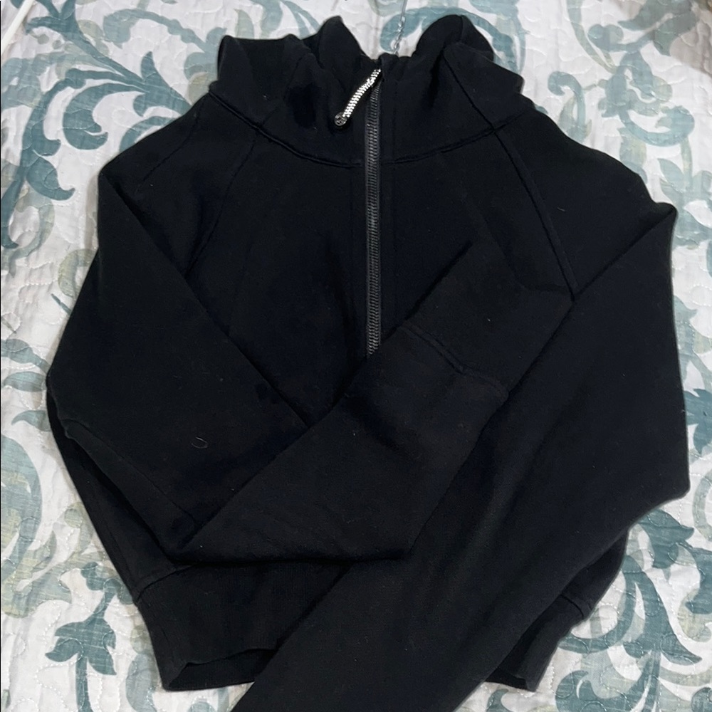 Black Zip-Up Hoodie